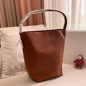 Brown NS Leather Chic Weekend Tote